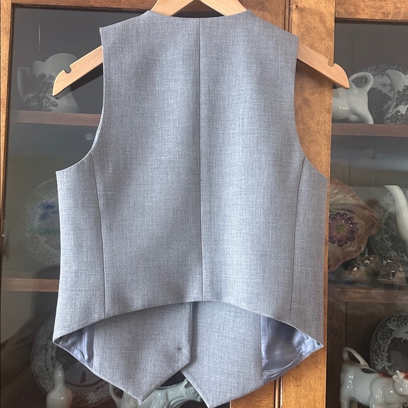 Babaton Deniro Gray Buttoned Vest - Picture 3 of 4